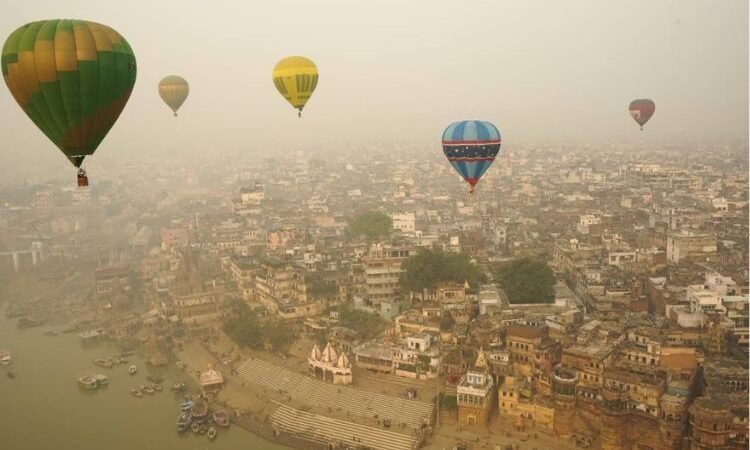hot air balloon in varanasi booking 2023