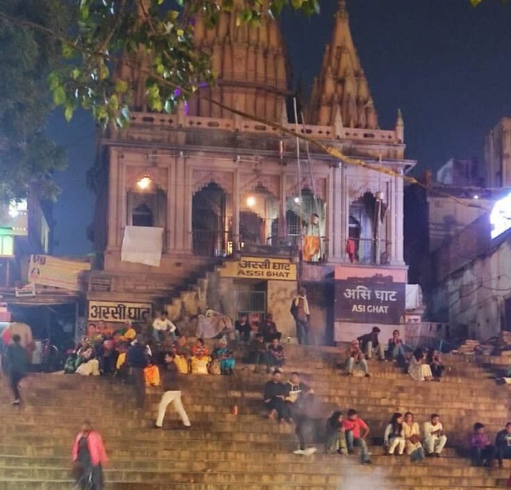 Assi Ghat Varanasi Night View